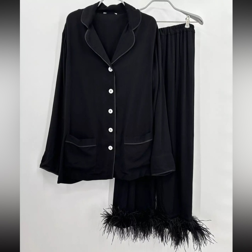 Sleeper black pajama set